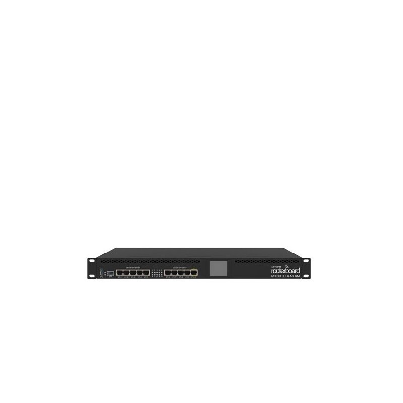 Routerboard SIN WIFI, 2 Núcleos, 1.4GHz y 1Gb RAM, x10 Gb, x1 SFP y x1 USB. Level 5. Para Rack