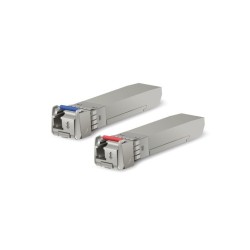 Pack de 2 módulos SFP Monomodo, 10G, 10Km, 1 sola fibra
