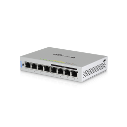 UnifiSwitch gestionable con 8 puertos Gb (x4 POE 60W).