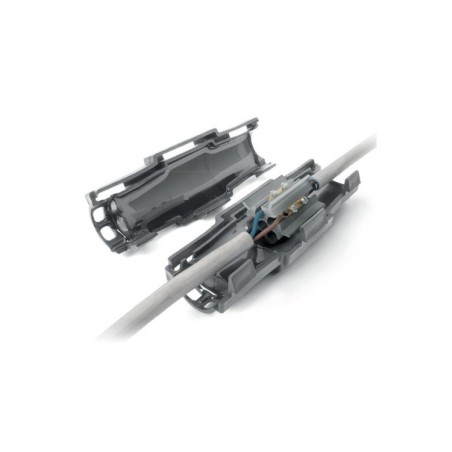 Torpedo gel reticulado IP68 para estanquidad, 210x65x65mm