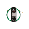 Guía pasa cables 22 metros y 3mm. Fibra de Vidrio + Nylon (reforzada). Color verde
