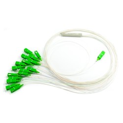 Distribuidor óptico 1x16 SC/APC, 1.mt. OP-PLC1X16-SCA