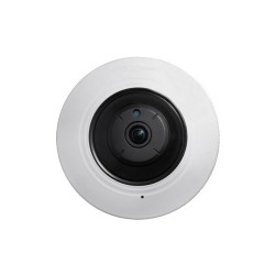 Cámara IP domo 360, 5Mpx, IR 8mts, 1.05mm Fish Eye, H.265+, interior