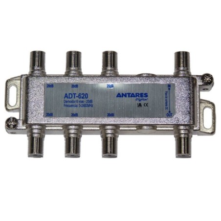 Derivador 6 salidas. 20dB. Plantas 2 y 3