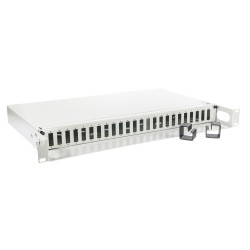 Patch panel F.O. de 48 fibras. Blanco
