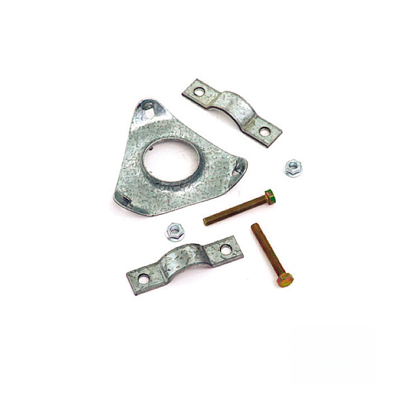 Conjunto de placa y brida para mástiles de 35 mm