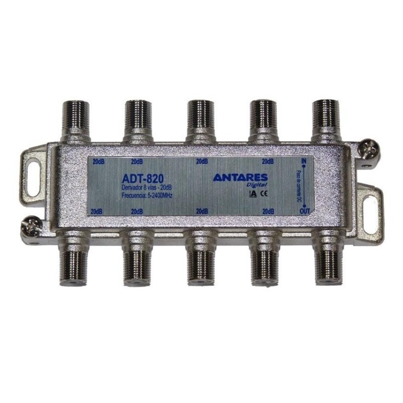 Derivador 8 salidas. 20dB