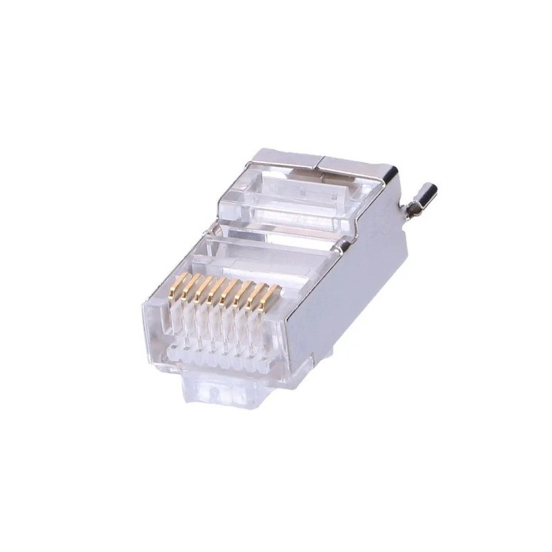 Conector CAT5 FTP macho. Caja de 100uds