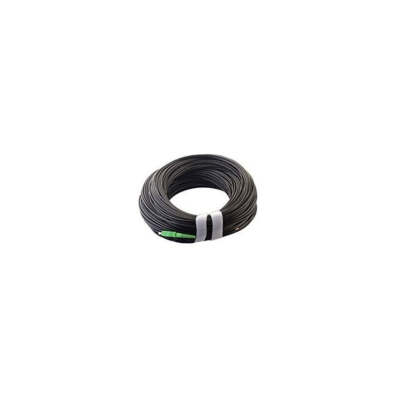 Pigtail de exterior, G657A2 SC/APC, 60mts, polietileno color negro