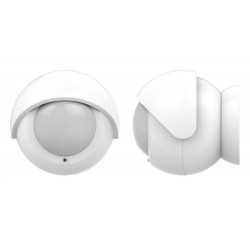 Sensor de movimiento para exterior con soporte magnético y visera de lente IR