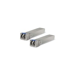 Pack 2 SFP single monomodo, 10 Gbp+. Necesita 2 Fibras (x1 RX y x1 TX). Hasta 10Km