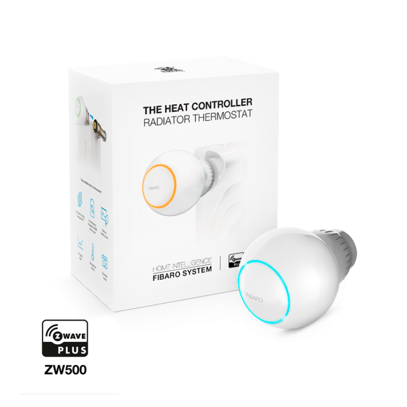 Termostato Z-Wave para regular válvula de radiador de calor.