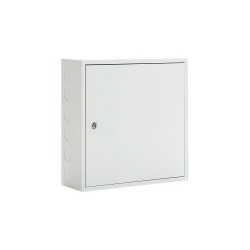 Registro secundario ICT2 metalico, 500x700x150mm, fondo madera, con llave, puerta sin bisagras.