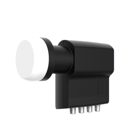 Lnb Quattro (Colectiva), 51-59dB, 0,2dB ruido, cuello 40x60,5mm (An x Largo)