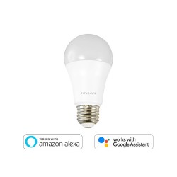 Bombilla inteligente RGB 8W E27, Wifi 2.4Ghz