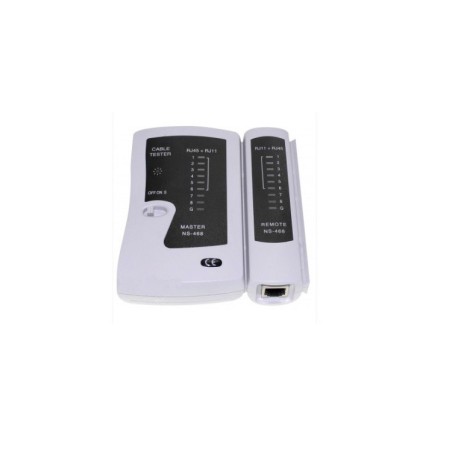 Tester de línea con LED RJ45 2 piezas 568A/--568/B