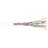 Cable CAT5e UTP, Cobre, CPR-ECA, PE UV (exterior), blanco. Bobina de 305mts