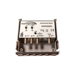 Amplificador de mástil 5G. 3 Entrada. UHF/FM/DAB (C21/48), 35/30/25dB,