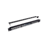 Patch panel para rack de 19", x24 puertos vacío