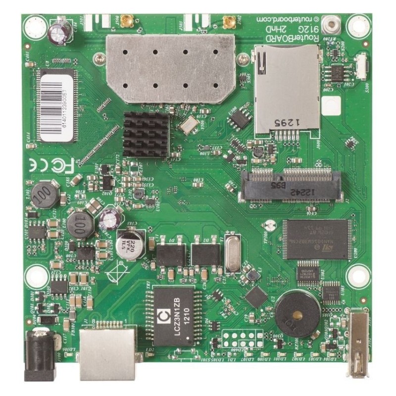 Placa de punto de Acceso BASEBOX 2 600MHz, con 1W y puerto Gigabite