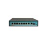 Switch de 8 puertos Gigabit POE 120W, x1 UPLINK Gigabit, x1 SFP. Sobremesa