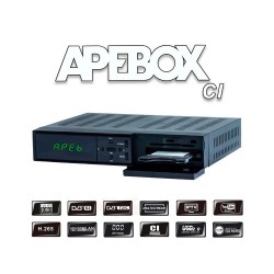 Receptor COMBO (S2 + T2) FULL HD, H.265, CI, Ethernet, Wifi USB opcional, Multistream