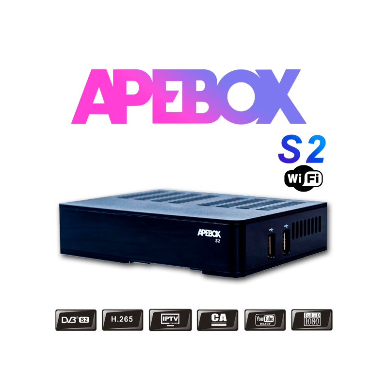 Receptor SAT (S2), FULL HD, 1 Lector tarjetas, Wifi USB integrado