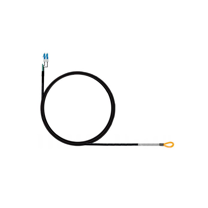 Latiguillo LC/UPC - LC/UPC, SM, Dúplex, PE, armada, 3 mm, 20mts, x2 hilos 1mm  para alimentación