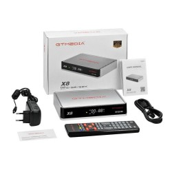 Receptor SAT (S2X), FULL HD, H.265, Wifi integrado.