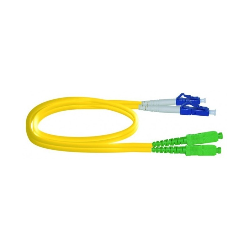 Latiguillo duplex LC/UPC - SC/APC, G657A2, SM, 3mm, LSZH-FR, 5mts