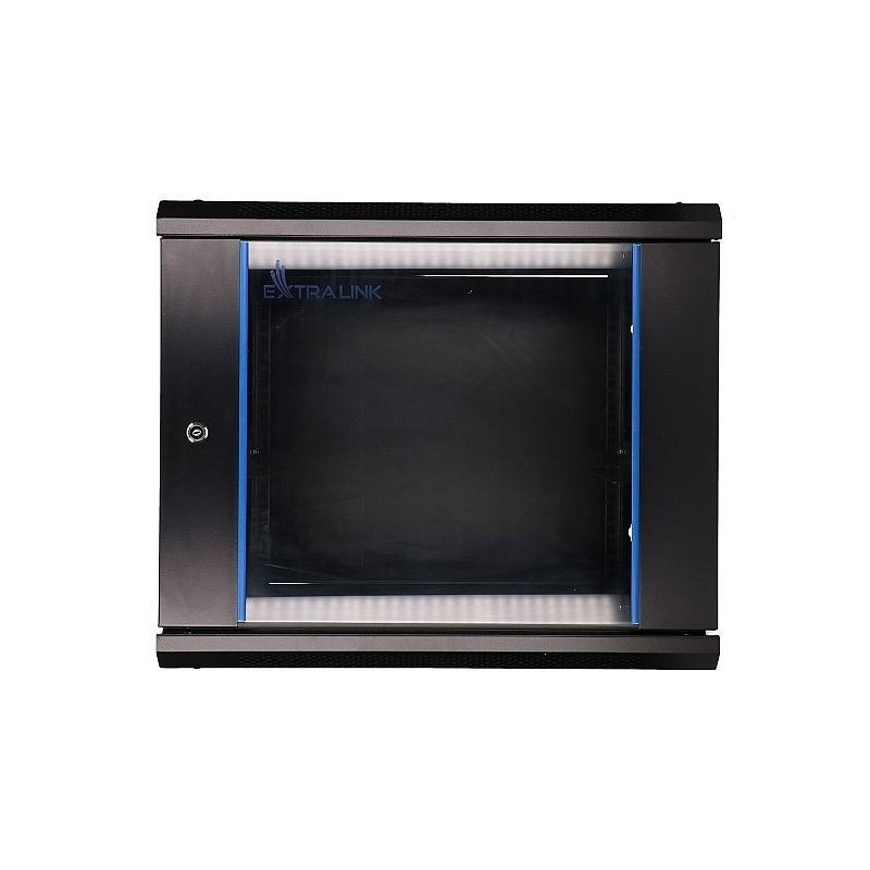 Rack de 19", 6U desmontado,  F600 /  AN600 /  AL370 mm, Vacío. Puerta lateral de apertura