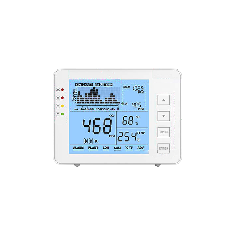 Medidor CO2, temperatura y humedad. Rango medida de CO2 0~5000 ppm