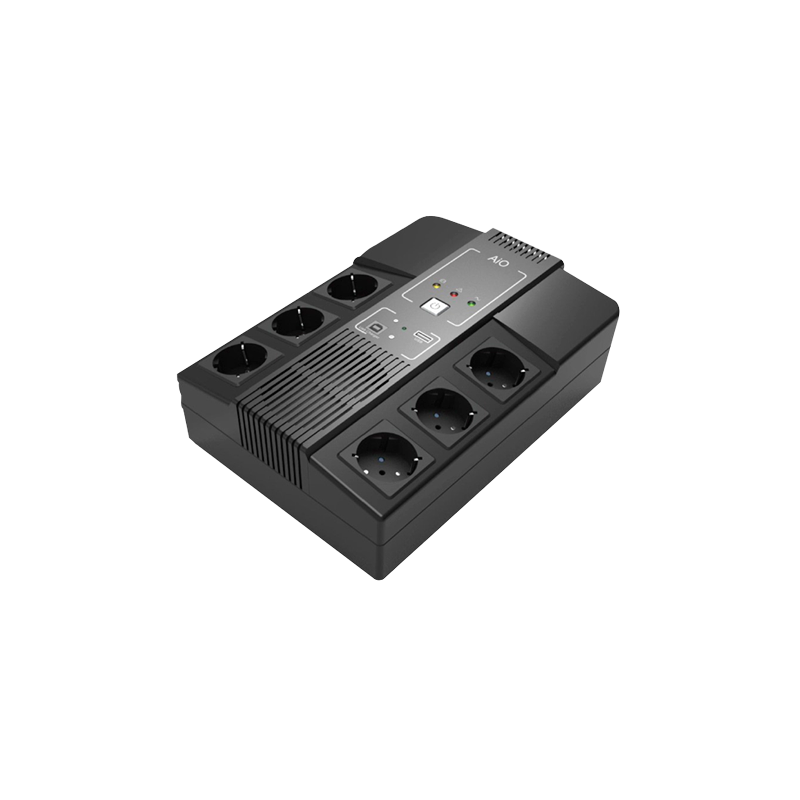 SAI OFF-LINE 600VA / 360W, Entrada 220-240 Vac, x6 Shcuko