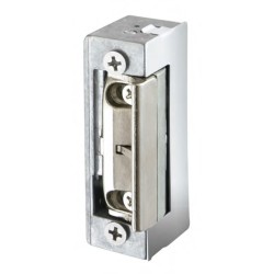 Abre puertas Automático Invisible, sin desbloqueo. Ajustable con tornillos de regulación en el pestillo. De 8 a 12V AC