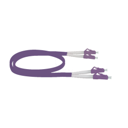 Latiguillo LC/PC - LC/PC, Multimodo, Duplex, 50/125, OM4, 1.6mm, LSZH-FR, 10mts. Violeta