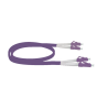 Latiguillo LC/PC - LC/PC, Multimodo, Duplex, 50/125, OM4, 1.6mm, LSZH-FR, 10mts. Violeta