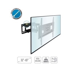 Soporte TV de pared 36-65", hasta 60kg, distancia a la pared 70-457mm. Inclinable
