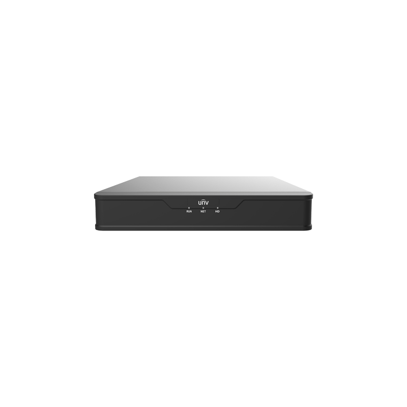 NVR 4ch IP PoE hasta 8Mpx, 80Mbps, H.265+, 1 HDD