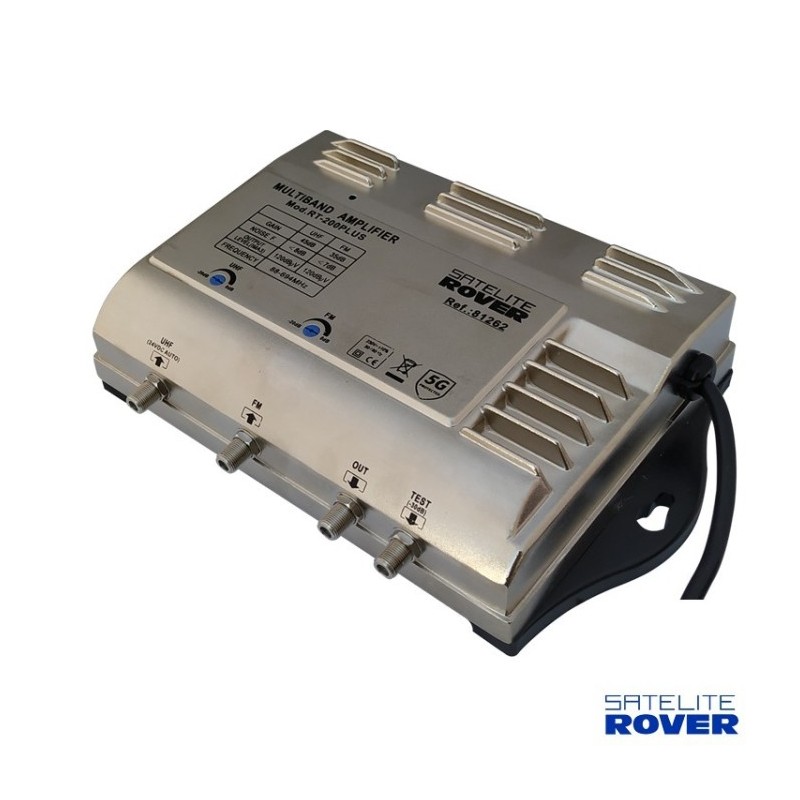 Central Banda Ancha RT-200 PLUS-LTE 700.  Entradas 1x UHF- 1x FM / 47-68 Mhz / 174-232 Mhz/ / 470-694 Mhz. Ganancia 2
