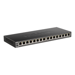 Switch de 16 puertos Gigabit, caja de metal. Para sobremesa/Rack