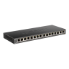 Switch de 16 puertos Gigabit, caja de metal. Para sobremesa/Rack