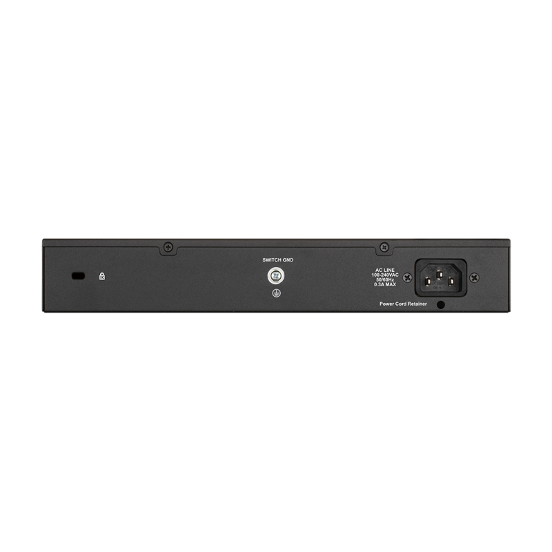 Switch de 24 puertos Gigabit, Carcasa de metal. Con accesorios para rack