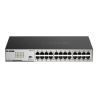 Switch de 24 puertos Gigabit, Carcasa de metal. Con accesorios para rack