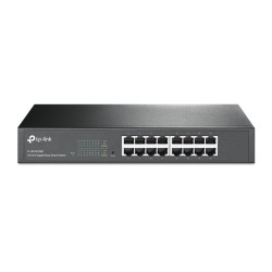 Switch de 16 puertos GIGABIT, Gestionable, Carcasa Metal, Sobremesa y RACK