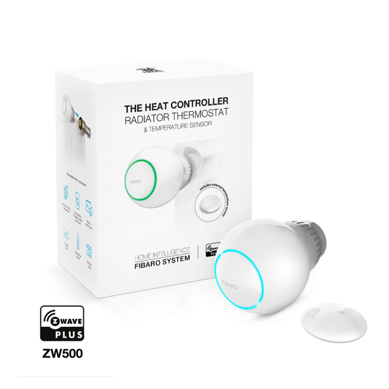 KIT Termostato controlador de calor y sensor de temperatura. Versión Zwave Plus