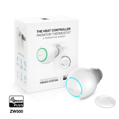 KIT Termostato controlador de calor y sensor de temperatura. Versión Zwave Plus