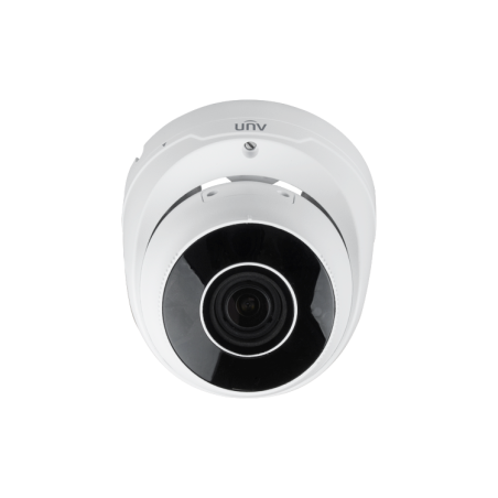 Cámara IP domo, 4Mpx, IR 40mts, lente 2.8-12mm motorizada, UltraH265, PoE802,3af, IP67