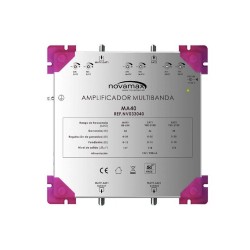 Amplificador línea/bombeo (ICT), 2 Entrada/2 Salida, 36dB/38db, 117/118 dBuV