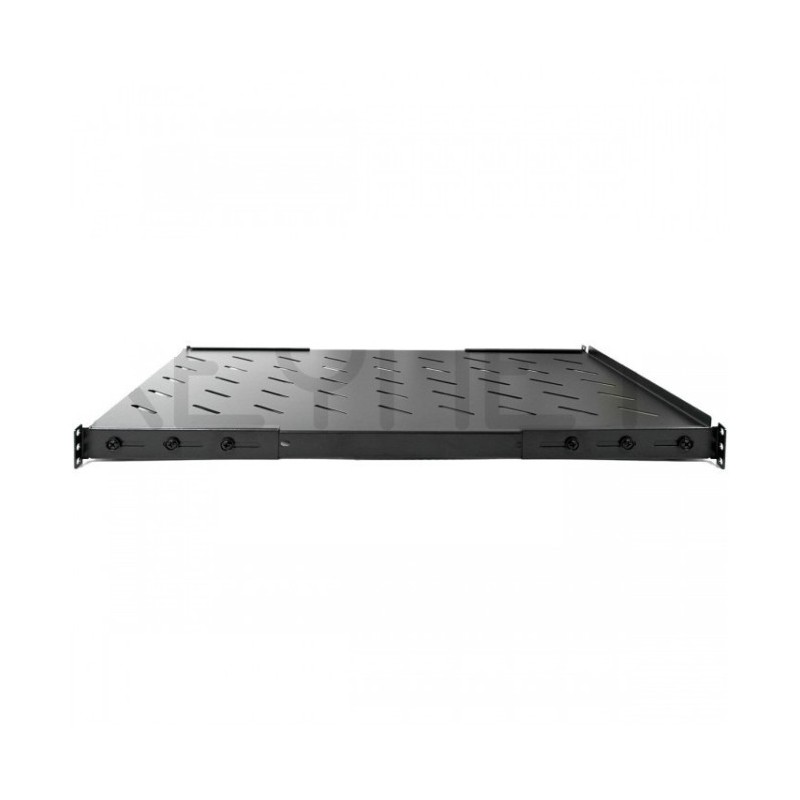 Bandeja fija 1U de 650mm para racks 19" de fondo 1000mm. Sujeción frontal