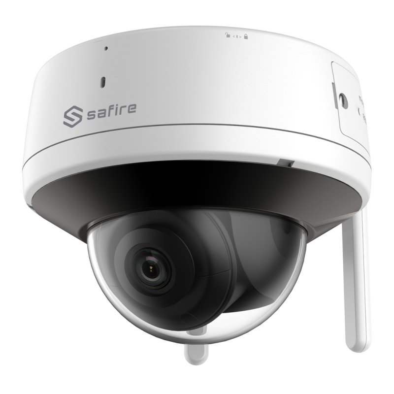 Cámara IP domo, 2.1Mpx, IR 30mts, 2.8mm 107, H265+, IP66